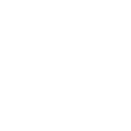 Simple icon of an air conditioning unit, featuring a circular vent on the left and three horizontal lines on the right, displayed in white on a light background.