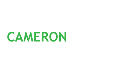 Logo for Cameron Taylor Contracting with "Cameron" in green, "Taylor" in white, and "Contracting" in gray, overlaid on a white house outline.